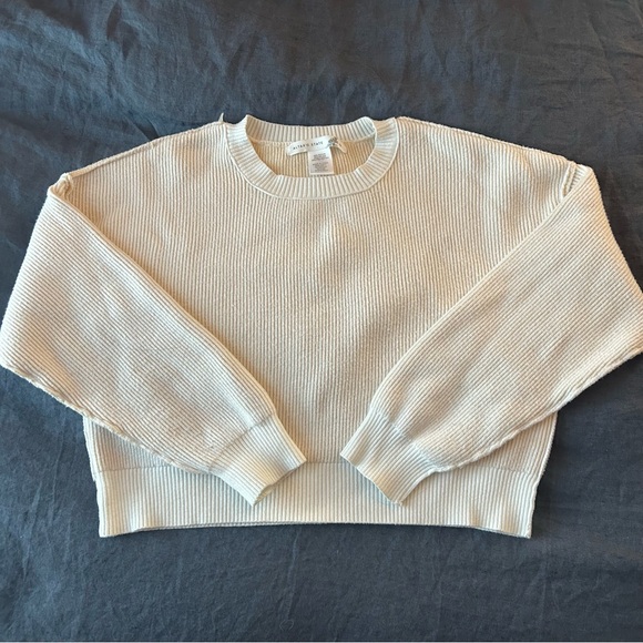 Altar'd State Cream Ribbed Sweater - Picture 2 of 4